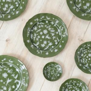 Juego de Platos de Porcelana Ecológicos de 5 Piezas, Platos Redondos para Restaurante, Platos de Cerámica Esmaltada para Filetes - Product Image 1