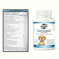 Vente en gros d'usine OEM Personnalisé Soins de santé Multivitamines Universelles Comprimés Multivitaminés pour Chiens et Chats Complément Nutritionnel