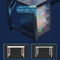 Moderne werkplekken bureau hoekcomputer L-vormig gaming bureau