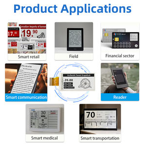 Hipoink E-Paper ของแท้ผู้ผลิตหน้าจอแสดงผล E-Ink พลังงานต่ำการมองเห็นได้ชัดสูงโมดูล OEM ODM E-Paper EPD 122x250 SPI - Product Image 5