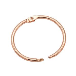 Anneaux de reliure à feuilles mobiles en métal doré rose EWANG de 1,5 pouce (38 mm) avec boucle articulée - Product Image 1