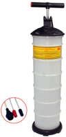 Pompe à huile manuelle en plastique 7L 9L - Pompe à huile auto-amorçante portative pour huile moteur de voiture/moto