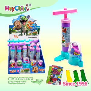 Ballons amusants avec bonbons éclatants, pompe à air intégrée, design personnalisé, vente en gros, marque privée, pour enfants - Product Image 3