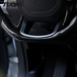 Volant en Fiber de carbone de haute qualité pour Range Rover <span class=keywords><strong>Velar</strong></span> <span class=keywords><strong>SVR</strong></span> L494 volant de voiture en Fiber de carbone - Product Image 3
