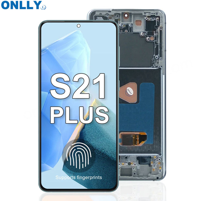 Touch Digitizer S21LCD for Samsung for Galaxy S21 S21 Plus S21 Ultra LCD Display Screen Blue White Gold Black Silver 2 Pcs ONLLY