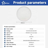 Plafonnier LED ultra-plat à montage en surface pour hôtel et salon, éclairage intérieur haute luminosité, 12W 18W 24W 32W 40W, en polycarbonate