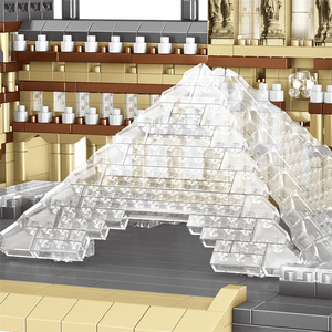 <span class=keywords><strong>Bloques</strong></span> de Construcción de Plástico ABS Zhegao Louvre LZ8040, Rompecabezas de Micropartículas, Edificios Famosos, Decoración de Escritorio, Juguete DIY - Product Image 2