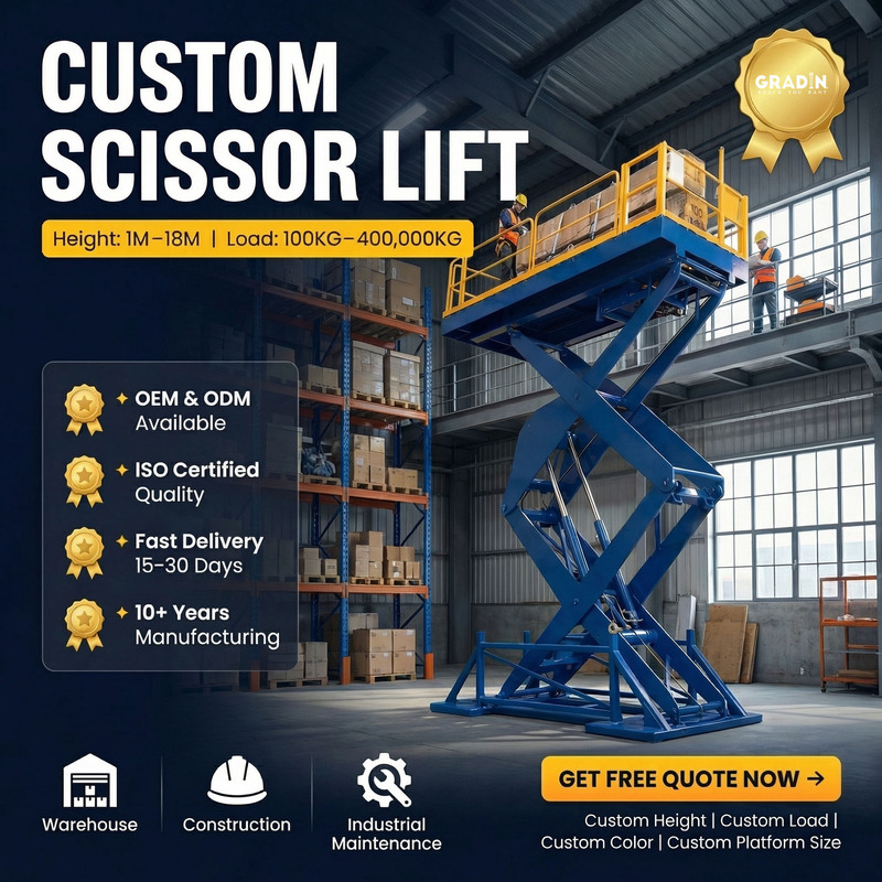 Custom Syncronized Lift Tables with Wheels