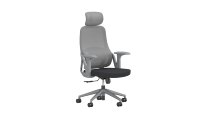 Chaise de bureau de luxe moderne, chaise confortable à dossier haut, chaise de direction avec appui-tête en mesh
