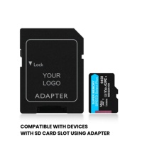 Enregistrement de stockage de carte SD d'origine carte Micro TF 64GB pour alarme Hikvision CCTV WIFI telecamere caméra de sécurité IP solaire