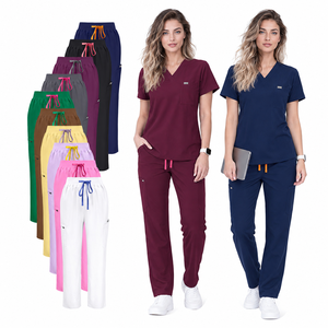 Uniformes Médicos Personalizados al por Mayor con Etiqueta Privada, Antiarrugas, Transpirables, Ropa de Trabajo para Enfermería, Unisex - Product Image 1
