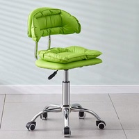 Chaise pivotante à poulie, tabouret de salon rond, chaise de réception et de négociation, tabouret de coiffeur pour salon de beauté et salon de barbier