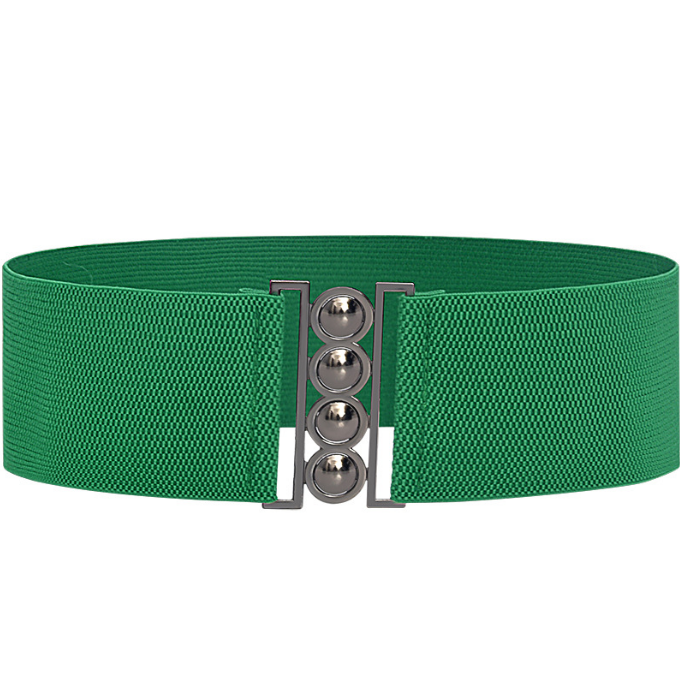 Классический женский эластичный пояс для юбки, винтажный эластичный пояс 2,5 дюйма для женского платья