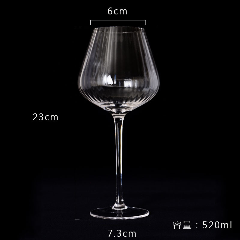 Bicchiere da vino rosso Borgogna (520 ml) trasparente