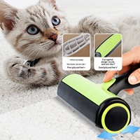 Rouleau anti-poils pour animaux de compagnie, écologique, auto-nettoyant, avec logo personnalisé, réutilisable, pour enlever les poils de chiens et de chats des tapis et des canapés