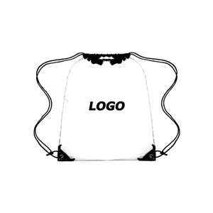 Clear PVC Drawstring Backpack Waterproof Marathon Gear Bag for Promotions