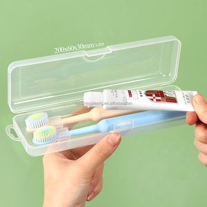 SUNSHING Factory <b>Toothbrush</b> <b>Case</b> <b>With</b> Drain Trough Portable Travel <b>Toothbrush</b> Storage Box For Business Trip Oral Care Container - Product Image 4