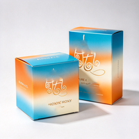 Boîte d'emballage en carton enduit écologique et recyclable personnalisée pour les produits de soins de la peau, de beauté, de cosmétiques, de parfums et de soins personnels