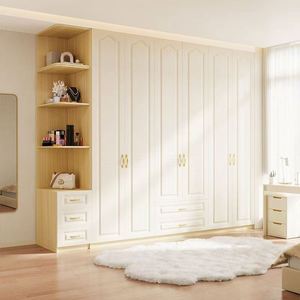 Nhà Máy bán hàng trực tiếp hoàn thành Thông số kỹ thuật chất lượng cao tùy chỉnh kích thước sang trọng được xây dựng trong tủ quần áo - Product Image 2