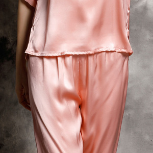 Set Pigiama in Seta per Donna con LOGO Personalizzato, Maniche Lunghe, <span class=keywords><strong>Sexy</strong></span>, Due Pezzi, Abbigliamento da Notte in Seta - Product Image 5
