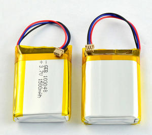 Nuevo GEB 103048 de 1300 mAh 3,7 V batería de litio de los sistemas de energía solar 2017 - Product Image 2