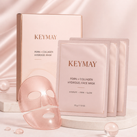 Masque facial en hydrogel au collagène PDRN, format voyage, hydratant, raffermissant, anti-âge, nourrissant, éclaircissant, marque privée, OEM, ODM, vente en gros