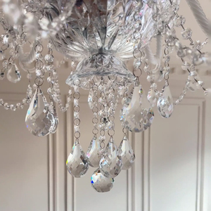 Giá rẻ bán sỉ 8 đèn <span class=keywords><strong>LED</strong></span> phòng ngủ trang trí nội thất thủy tinh cánh tay ánh sáng đồ đạc Hiện Đại Đèn chùm pha lê sang trọng - Product Image 2