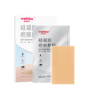 Apósito de gel de silicona Wellday 4cmx15cm para la prevención y el tratamiento de cicatrices - Product Image 2