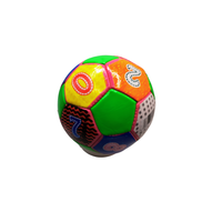 Ballon de football léger 150g taille 2 en PVC écologique traditionnel à 32 panneaux, surface texturée, laminé, cousu à la machine, pour enfants