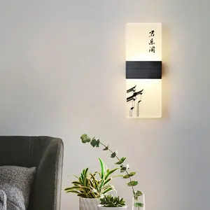 Modern Hotel Room Bedroom Wall Mount Light Customized Doorplate Hotel Wall Lights