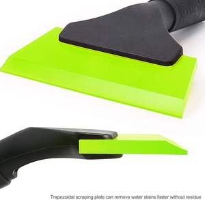 Petit grattoir à vitres en caoutchouc de 5 pouces pour pare-brise, miroir de voiture, porte de douche, <span class=keywords><strong>nettoyage</strong></span> de salle de bain, glace et neige - Product Image 3