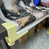 Support de table pour toile de peinture diamantée, Rouleau de toile pour art diamanté, Assistant pour rouleau de toile de peinture diamantée