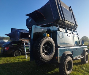 Chuyên nghiệp bên mở trên mái nhà lều vỏ cứng xe mái Lều hàng đầu nhôm Lều hộp - Product Image 2