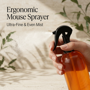 Custom Logo UV Printed 300-700ml PET Plastic Round Pump Sprayer Hand Trigger Perfume Essential Oil Salon Household Cleaning - Product Image 3