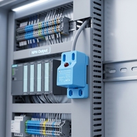 Capteur de proximité capacitif Q18, fréquence de commutation 100 Hz, temps de réponse rapide 1,5 ms, haute précision de répétition, protection contre les courts-circuits