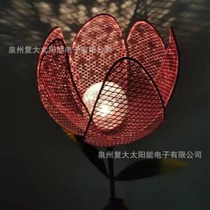 Lámpara Solar de Jardín con Forma de Tulipán, LED, Decorativa, Resistente al Agua, con Estaca, para Exteriores - Product Image 3