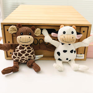 Интерактивная игрушка для собак с функцией голосового управления, устойчивая к разрывам, для чистки зубов, короткий плюш, наполнитель из ПП-хлопка, игрушка-кукла для домашних животных - Product Image 4