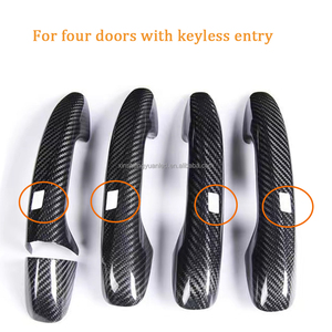 Couvercle de poignée de porte en Fiber de carbone pour W205 W222 W257 W213 W238 W177 W118 <span class=keywords><strong>AMG</strong></span> <span class=keywords><strong>GT</strong></span>, capteur d'entrée sans clé, garniture extérieure - Product Image 3