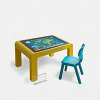 Table tactile interactive pour enfants, écran LCD capacitif 10 points 1920x1080 OEM avec animation pour l'éducation, utilisation en ascenseur, support au sol