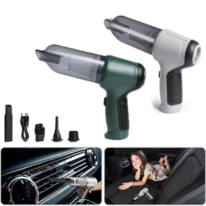 Aspiradora Inalámbrica 3 en 1 para Auto y Hogar, Sin Bolsa, Repuesto para Auto, Fuerte Succión, Motor sin Escobillas, Alimentación USB, Portátil - Product Image 5