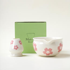 حامل أدوات حامل شوان سيراميك ملون بشعار مخصص وعاء ماتشا وحامل 2 طقم مع علبة هدايا - Product Image 2