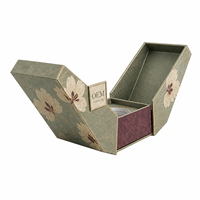 Caja de Regalo de Papel Mate Rígido Reciclado con Logotipo Personalizado, Empaque de Cosméticos de Alta Gama para Cuidado de la Piel y Perfumes