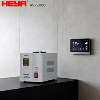 Régulateur de tension automatique monophasé à affichage numérique AVR-3000VA à bobine toroïdale 2400W-3000W Stabilisateur 3KVA