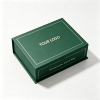 Boîte magnétique de luxe avec logo personnalisé, porte-cartes VIP, boîte cadeau avec insert en papier, boîte cadeau pour la promotion d'entreprise, boîtes d'emballage en carton