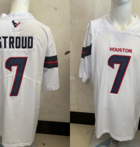 Großhandel Genähte American Football Trikots Neue Saison # 7 Stroud Houston Texans Stickerei-Trikots - Product Image 1
