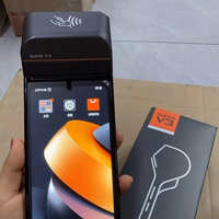 Terminal de point de vente mobile pour imprimante Android portable Sunmi V3 avec Bluetooth, USB, WiFi, NFC et station d'accueil