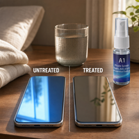 Protecteur d'écran liquide de qualité industrielle A1, nano micro-silice, essence céramique invisible modifiée anti-rayures, Guangdong