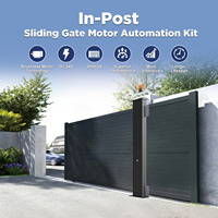 Système de motorisation moderne pour portail coulissant de villa avec télécommande et guide de programmation