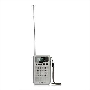 RetekeSS Portable Radio FM AM LCD Display Battery Powered With Antenna And Strap - Product Image 1
