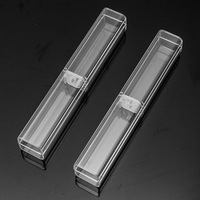 Étui en plastique robuste et Durable pour stylo à Microblading manuel boîte de rangement transparente pour tatouage maquillage Permanent
